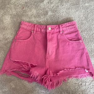 Rolla’s Pink High Rise Shorts Size 25